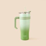 Bambum Horizon Pipetli Yeşil 1 lt Termos Bardak