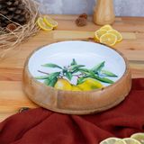 Bambum Kangura Limon Sığ Kase Küçük - Ahşap