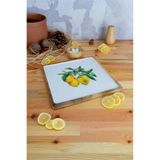 Bambum Kangura - Mango Ağacından Kare Tepsi Limon Büyük