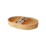 Bambum Noce Ceviz Kıracağı Bambu Malzemeden Pratik Kullanım 19x30x4.5 cm