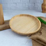 Bambum Olimpius Plus - Ayaklı Sunum Tepsisi Yuvarlak Küçük - 23 cm