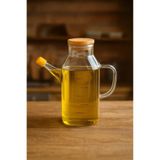 Bambum Petto - Bambu Kapaklı Yağdanlık 600Ml