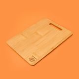 Bambum Plank Büyük Kesme ve Steak Açık Kahverengi Tahtası