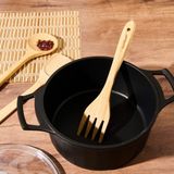 Bambum Porchini Servis Çatalı - Kahverengi - 30 cm