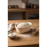 Bambum Puder - Ekmek Mayalama Sepeti Oval 17 cm