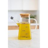 Bambum Rafa - Bambu Kapaklı Yağdanlık 550Ml