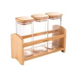 Bambum Saphire 4 Parça Standlı Baharatlık Seti B5585 Bambu