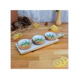 Bambum Servis Gereçleri Kangura - 4 Parça Çerezlik Limon