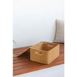 Bambu/Rattan Büyük Boy Çok Amaçlı Hasır Düzenleyici/Organizer/Sepet/Banyo Düzenleyici