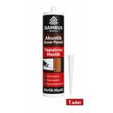 Bambus Akustik Duvar Paneli Yapıştırıcısı Silikonize Mastik İskandinav Çıta Mdf Panel Yapıştırıcı Strafor Panel Duvar Çıtası Yapıştırıcı 450gr 1 Adet