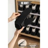 Bambus Home 10 Adet Dört Kademe Yükseklik Ayarlı Ayakkabı Düzenleyici Ayakkabı Rampası Organizer