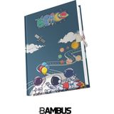 Bambus Home Bambus Kilitli Hatıra Anı Hediye Defteri A5 160 Sayfa Mor - Pembe Renkli Şık Tasarım