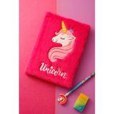 Bambus Home Peluş Hatıra Günlük Anı Defteri Krop Notebook Seri - Pinkunicorn