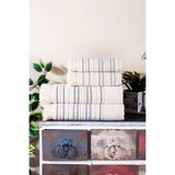 BAMİROSE Liana 50x90 70x140 Cm 4'lü Banyo Havlu Takımı, Plaj Havlusu, Peştemal