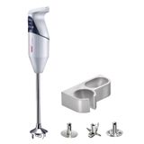 Bamix G350 GASTRO PRO-3 Profesyonel El Blenderi, 350W, Beyaz-Açık Gri, 25cm Şaft, 49.5cm Toplam Uzunluk, 18.000/22.000 rpm Çift Hız, 3 Bıçaklı