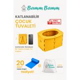 BAMM BAMM Katlanabilir Çocuk Tuvaleti, Portatif Lazımlık Taşıma Çantalı