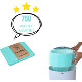 Bamm Bamm Kirli Bebek Bezi Çöp Poşeti 1 Paket Pudra Kokulu Büyük Boy