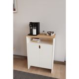 BAMOSA Alora Raflı Kapaklı 80cmx54cm Çok amaçlı Dolap