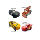 BAMTEBİ Diecast 4 lü Cars Arabalar Çek Bırak Arabalar Metal McQuenn jack Storm Tow Mater Cruz Ramirez 8 cm
