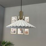 Bamyum Avilla Beyaz Tekli Metal Büyük Avize Eskitme Fener Başlık Cafe Mutfak Modern Sarkıt Aydınlatma - 1