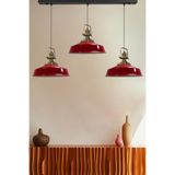 Bamyum Beyaz Asaletli Üçlü Avize Eskitme Başlık Retro Sarkıt Lamba Mutfak Salon Kafe Avizeleri