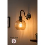Bamyum Bobel Bal Cam Aplik Duvar Lambası Modern Otel Cafe Vintage Salon Yatak Odası Merdiven Retro