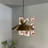 Bamyum Bright Eskitme Şapka Başlık Avize Tekli Sarkıt Salon Kuaför Cafe Dekoratif Aydınlatma Pastane - 1
