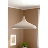 Bamyum Champion Dokulu Açık Krem Metal Modern Tekli Sarkıt Avize E27 Salon Oturma Odası