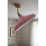 Bamyum Champion Mafsallı Pembe Eskitme Piramit Plafonyer Tekli Avize