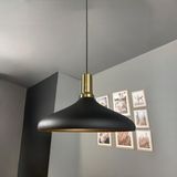 Bamyum Champion Siyah Iç Gold Eskitme Fener Başlık Tekli Avize Sarkıt Salon Aydınlatma Avizeler