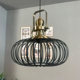 Bamyum Este Siyah Sarkıt Avize Eskitme Başlık Iç Mekan Aydınlatma Dekoratif Mutfak Cafe Ofis