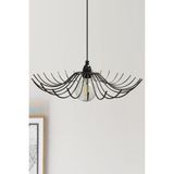 Bamyum Folded Siyah Metal Avize - Eskitme - 1