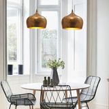 Bamyum Ikili Cogens Bakır Rengi Avize Retro Toplantı Yemek Oadsı Masaüstü Mutfak Kuaför Kafe Salon