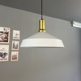 Bamyum Lema Beyaz Tekli Avize Gold Fener Başlık Sarkıt Lamba Restoran Cafe Salon Avizeleri