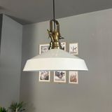 Bamyum Lema Beyaz Tekli Avize Yeni Eskitme Başlık Sarkıt Lamba Restoran Cafe Salon Avizeleri