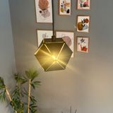Bamyum Lotus Siyah Tekli Avize Sarkıt Lamba Salon Yatak Odası Antre Avizesi