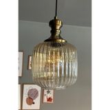 Bamyum Mopa Cam Bal Rengi Tekli Avize Knob Tokmak Başlık Retro Sarkıt Lamba Restoran Salon Aydınlatma