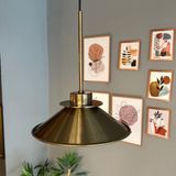 Bamyum Nantes Eskitme Rengi Ince Eskitme Başlık Metal Sarkıt Avize Modern Restoran Salon Retro Sarkıt Model