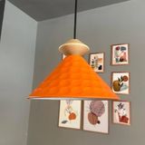 Bamyum Rumy Turuncu Tekli Avize Topaç Başlık Sarkıt Ofis Showroom Salon Mutfak Avizeleri