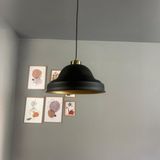 Bamyum Ulmete Siyah Küçük Plafonyer Başlık Tekli Sarkıt Avize Salon Otel Restoran Avizeleri Vintage Tasarım - 1