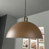 Bamyum Yimpi Sütlü Kahve Avize Tekli Sarkıt Lale Başlık Salon Mutfak Kuaför Lamba Dekoratif Aydınlatma