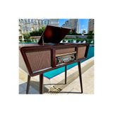 banabirhediye Crownwell Ahşap Retro Pikap Çalar, Cd Player, Radyo, Bluetooth Ve Usb Giriş