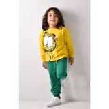 Banada Moda Erkek Çocuk Baskılı Eşofman Takımı - 7 - 8 Yaş - Sarı - Yeşil