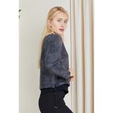 Banada Moda Kadın Çift Renkli Spor Ceket - XL - Koyu Lacivert