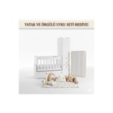 BANANA BABY BONA DOLAPLI 4 ÇEKMECELİ 60*120 BÜYÜYEN SALLANIR SABİTLENİR ANNEYANI BEŞİK