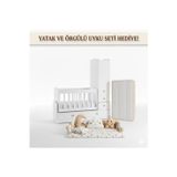 Banana Baby Bona Dolaplı 4 Çekmeceli 60X120 Büyüyen Sallanır Sabitlenir Anneyanı Beşik