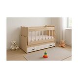 Banana Baby Lina Sonomo Sallanır Anneyanı 50*100 Çekmeceli Beşik - Renkli
