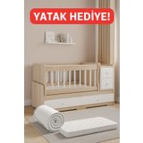 BANANA BABY Moon Anneyanı Sallanır Çekmeceli Büyüyen Beşik