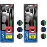Banat Deep Clean Black 2'Li Diş Fırçası 2li paket