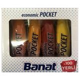 Banat Katlanabilir Seyahat Dis Fircasi Ekonomik Pocket Orta - Stant 12'Li